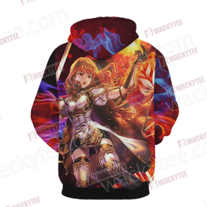 Fire Emblem Celica Unisex 3D Hoodie