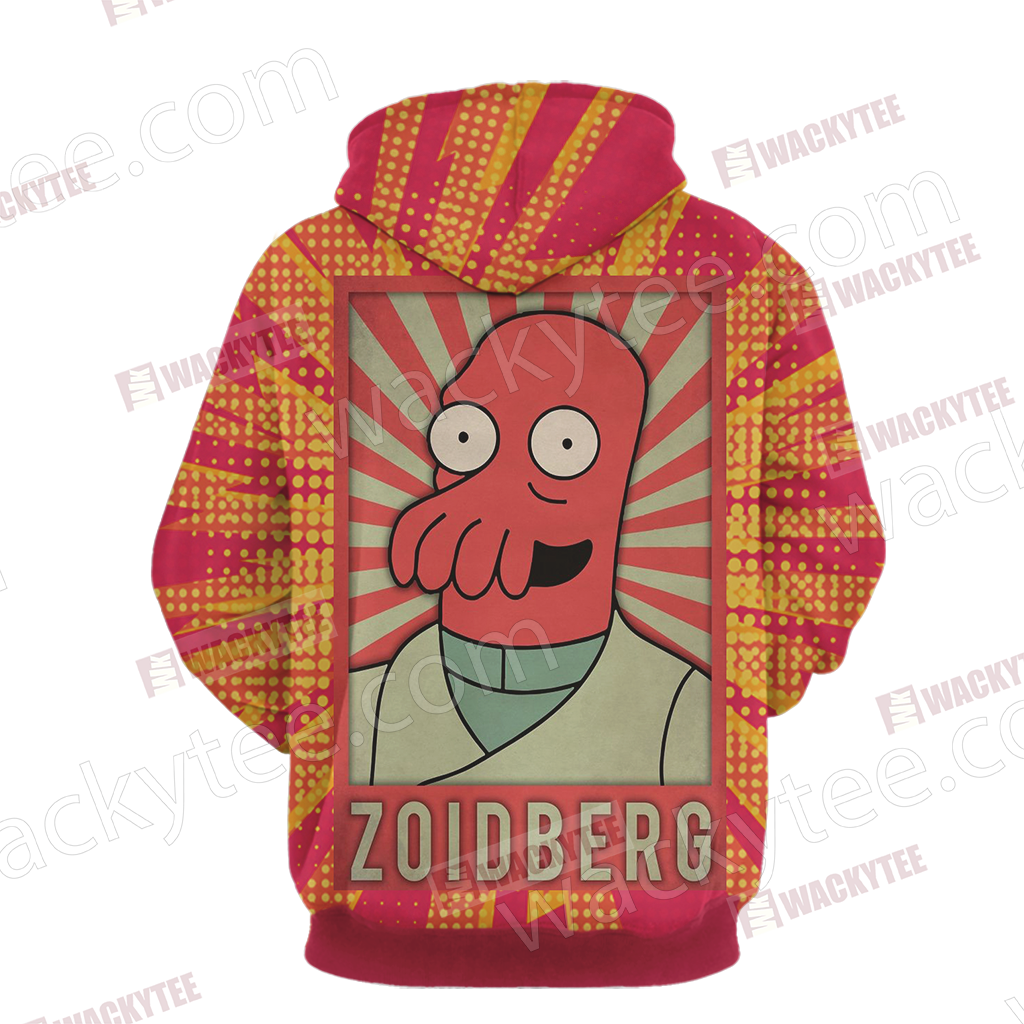 Futurama why not Zoidberg Unisex 3D Hoodie