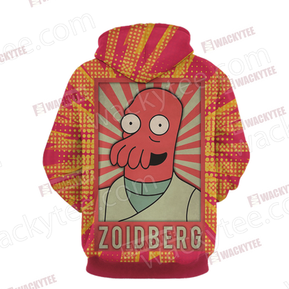 Futurama why not Zoidberg Unisex 3D Hoodie