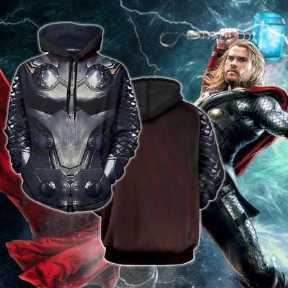 Thor Cosplay 3D Hoodie