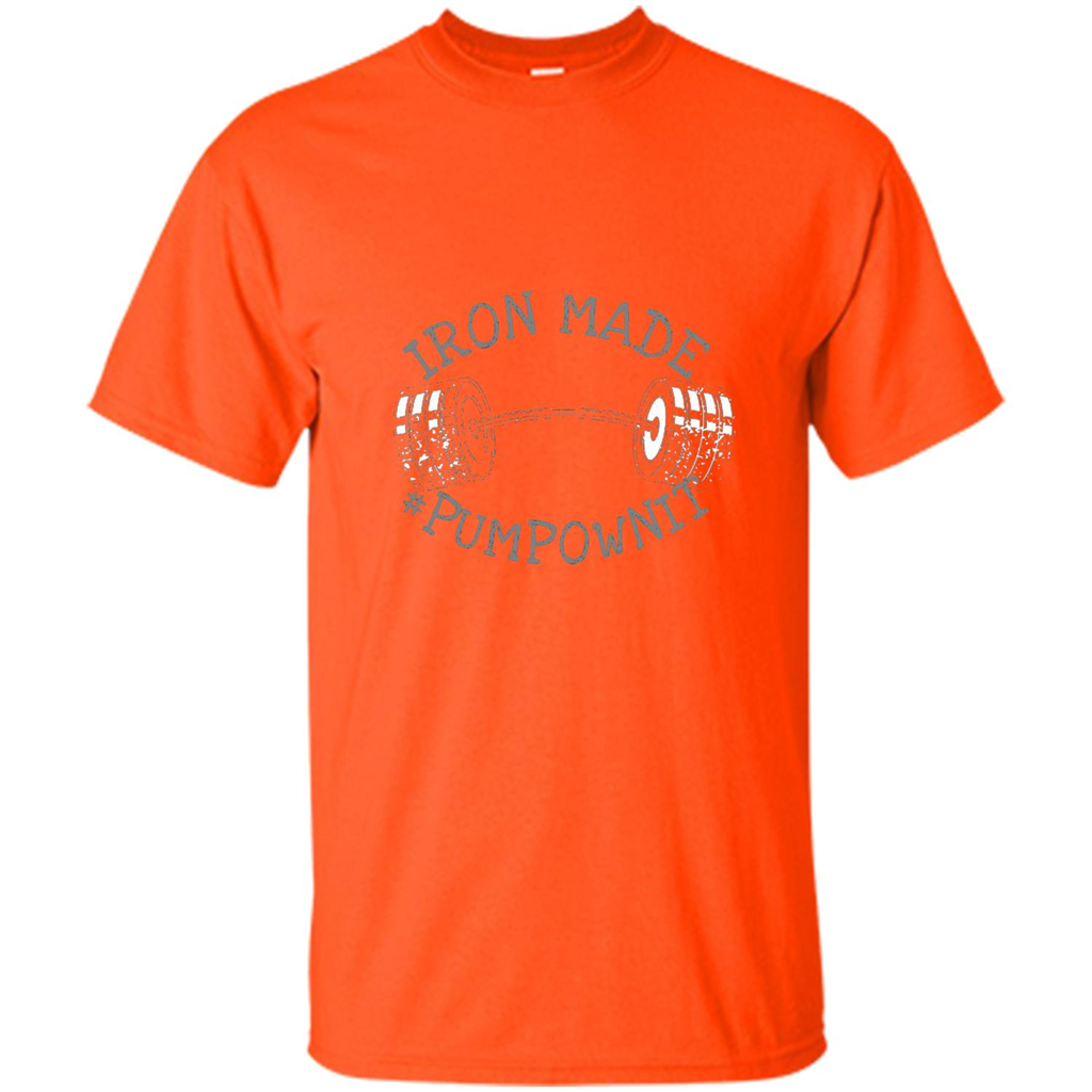Iron Made Pumpownit Gym T-shirt Orange