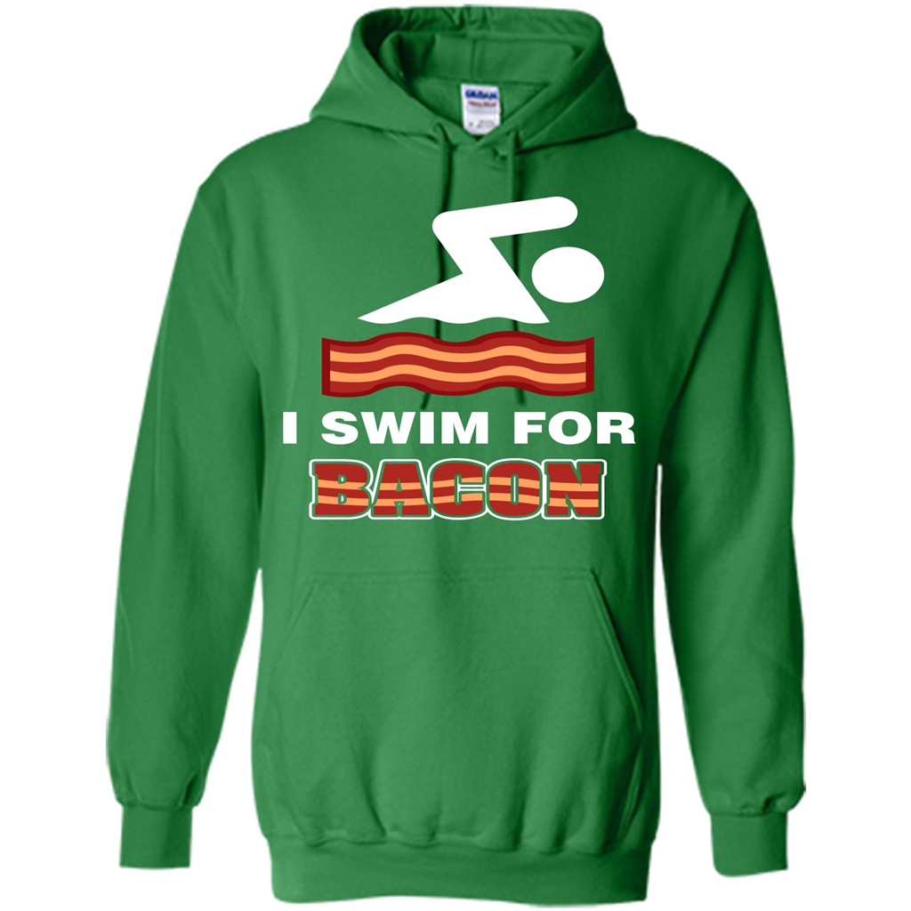 Bacon T-shirt I Swim For Bacon T-shirt Irish Green