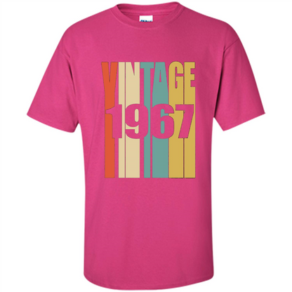 Retro Vintage 1967 T-shirt 50th Birthday T-shirt Heliconia