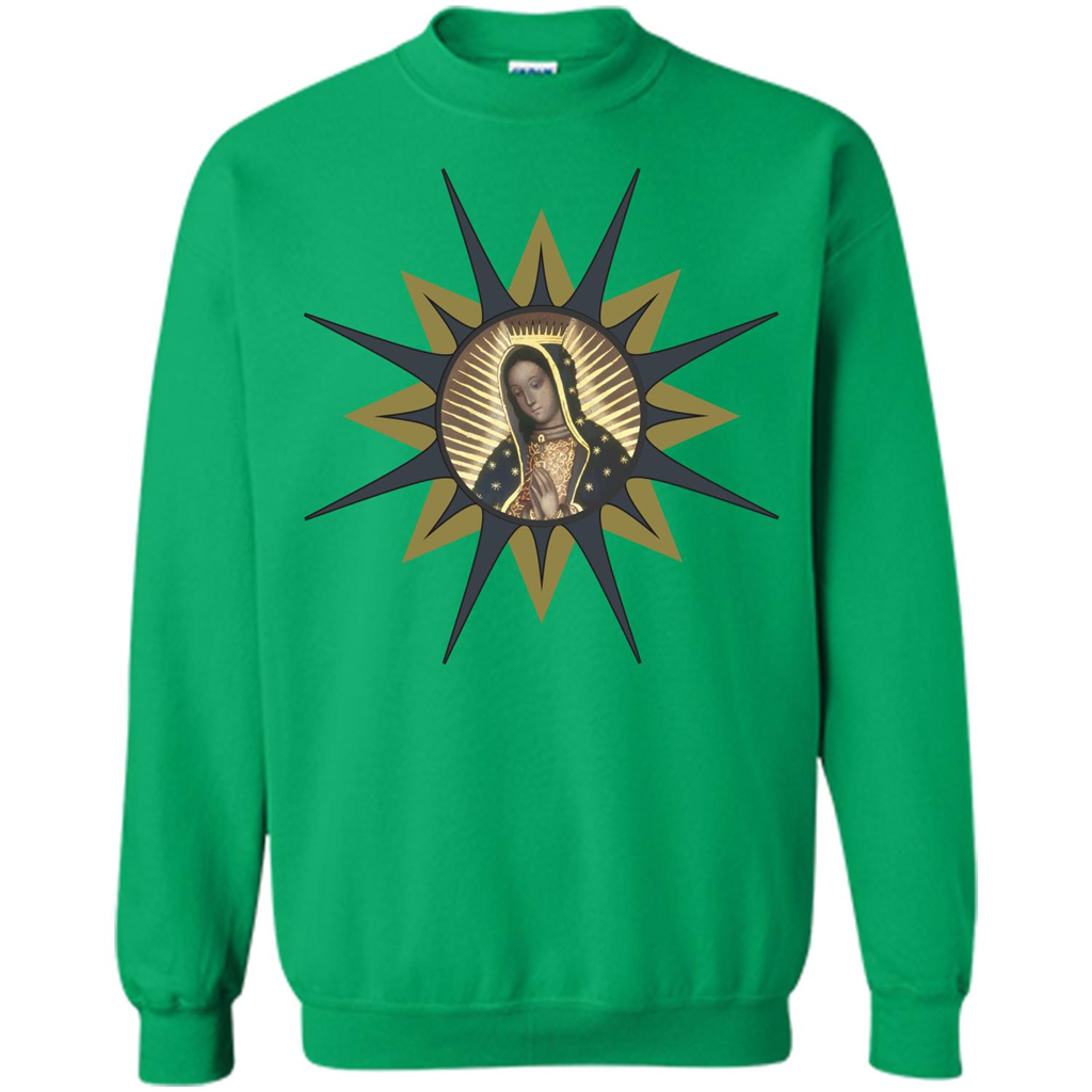 Virgen de Guadalupe T-shirt Irish Green