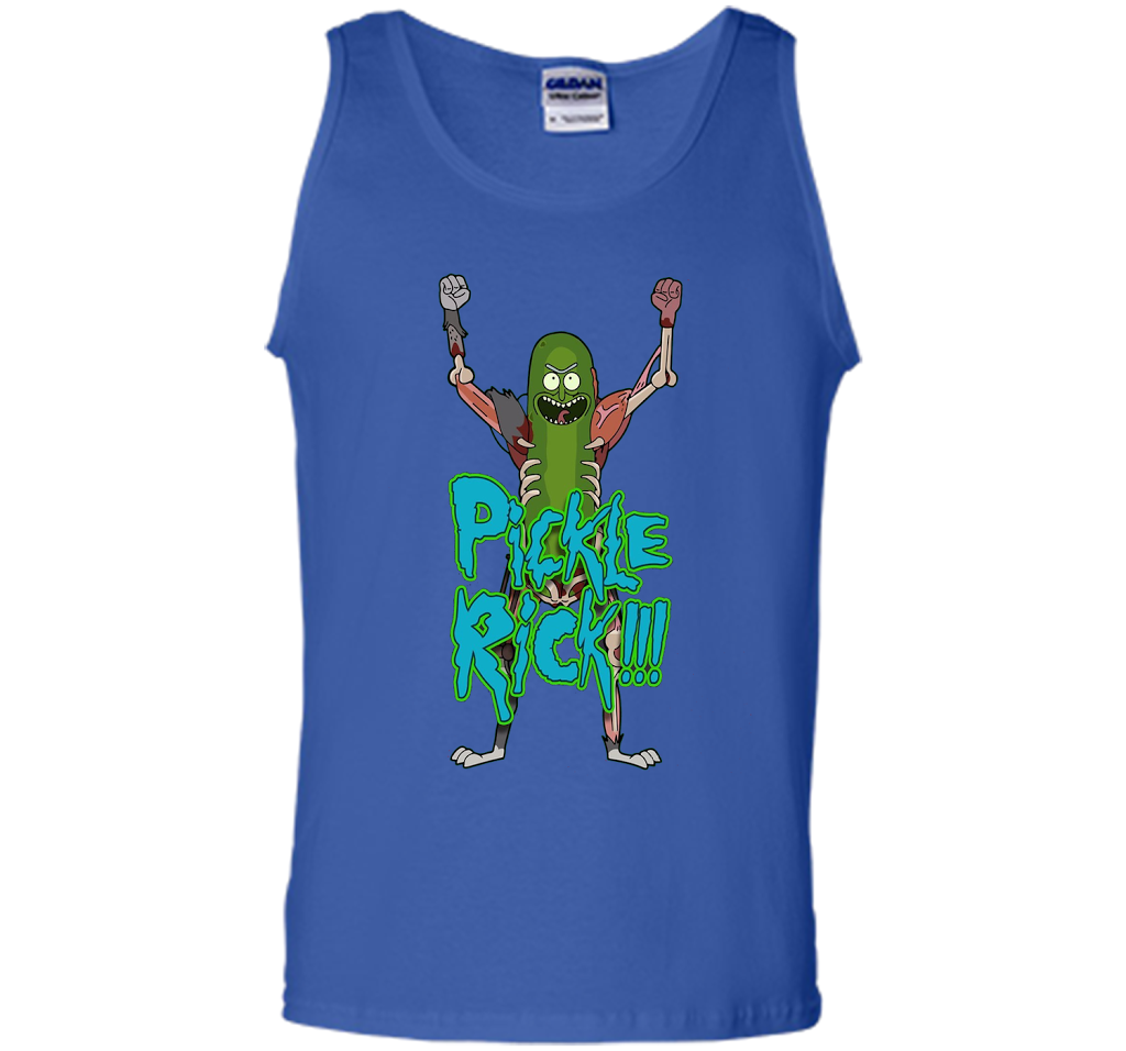 Pickle Funny Rick T-shirt cool shirt Royal