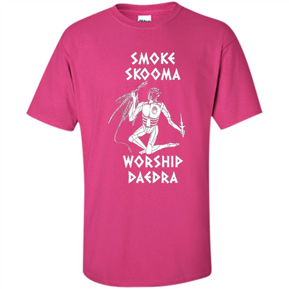 Smoke Skooma Worship Daedra T-shirt Heliconia