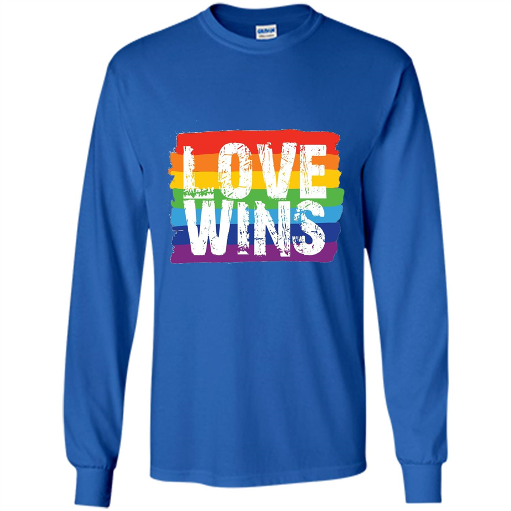 LGBTQ Pride T-shirt Love Wins Royal
