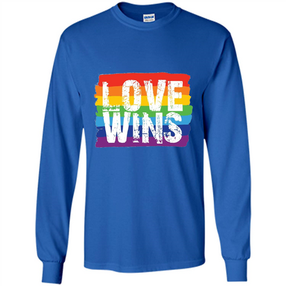LGBTQ Pride T-shirt Love Wins Royal