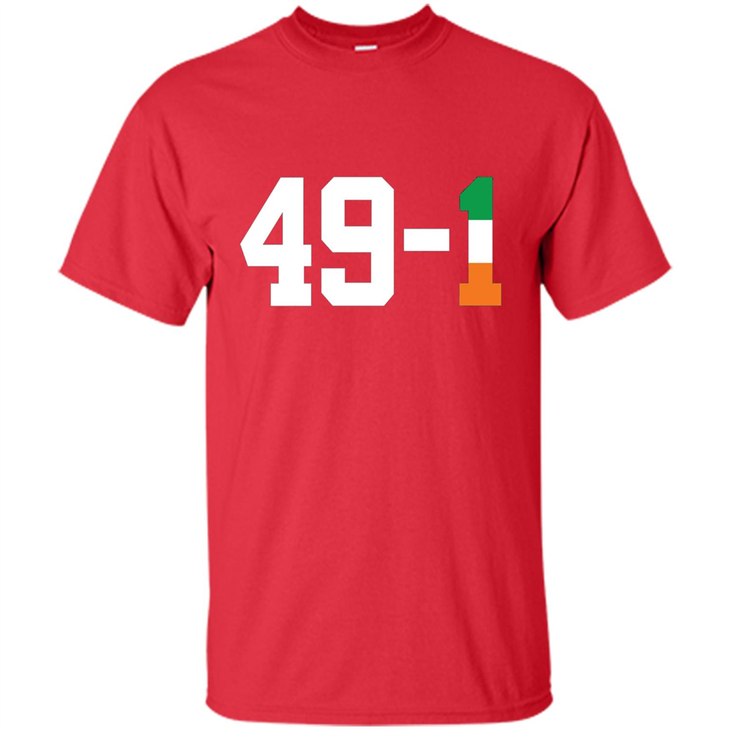 Funny Ireland Boxing T-shirt 49-1 T-shirt Red