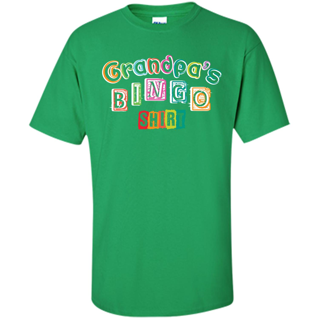 Papa T-shirt GrandpaŠ—Ès Bingo T-shirt Irish Green