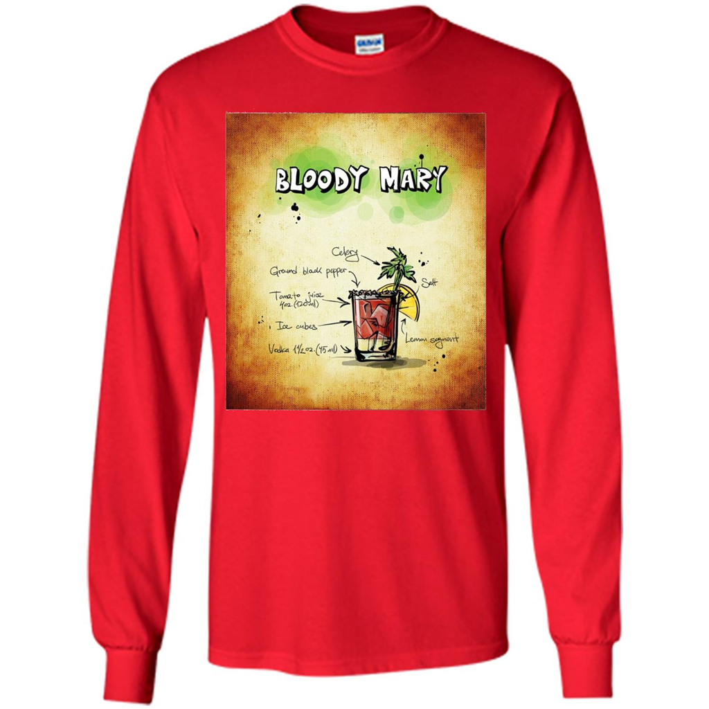 Bloody Mary Drink Recipe Alcohol Liquor Bartender T-shirt