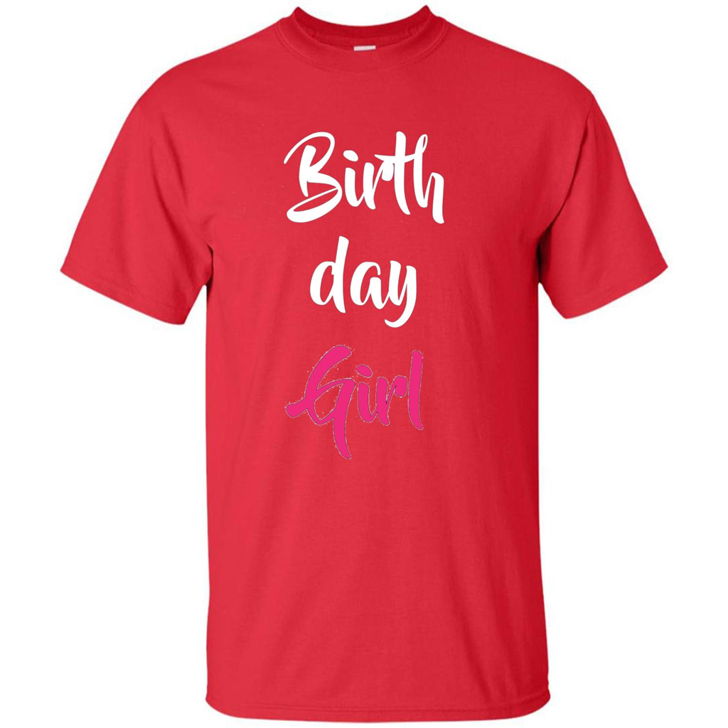 Birthday Girl T-shirt Pink Party Birthday T-shirt