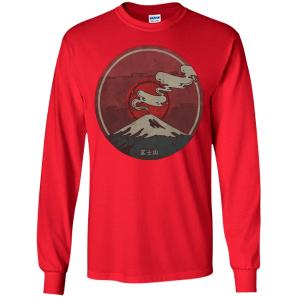 Mount Fuji T-shirt Red