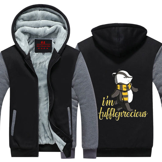 I'm Huffleprecious Harry Potter House Winter Zip Hoodies