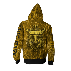 The Just Hufflepuff Harry Potter New Zip Up Hoodie