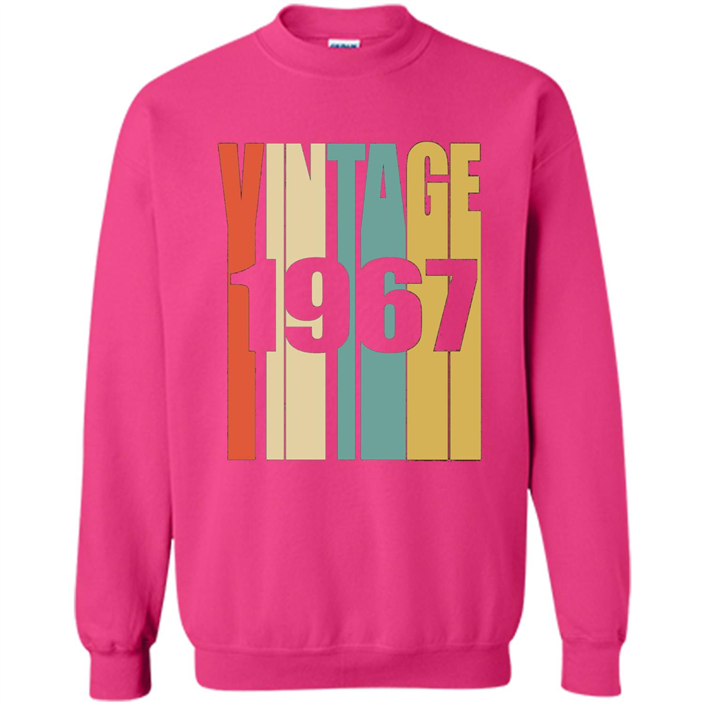 Retro Vintage 1967 T-shirt 50th Birthday T-shirt Heliconia