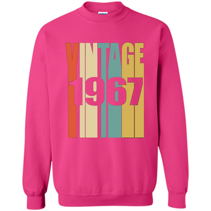 Retro Vintage 1967 T-shirt 50th Birthday T-shirt Heliconia