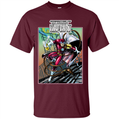 The Akron Knight Comic T-shirt Maroon