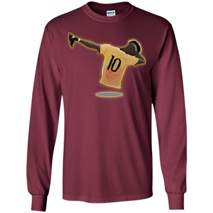 Dabbing Soccer T-shirt Maroon