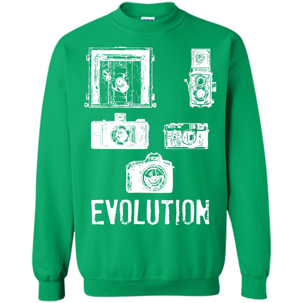 Photographer T-shirt Evolution T-shirt Irish Green