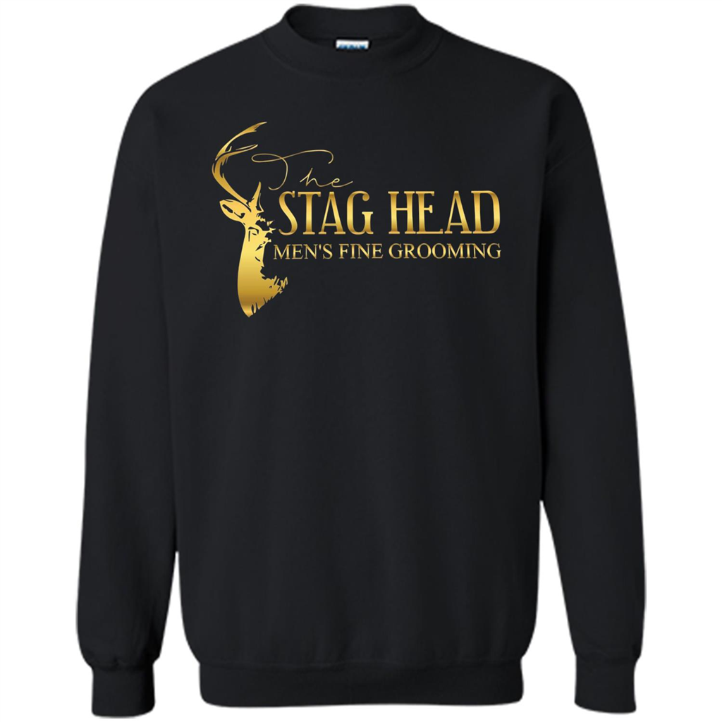 The Stag Head Men's Fine Grooming T-shirt Black