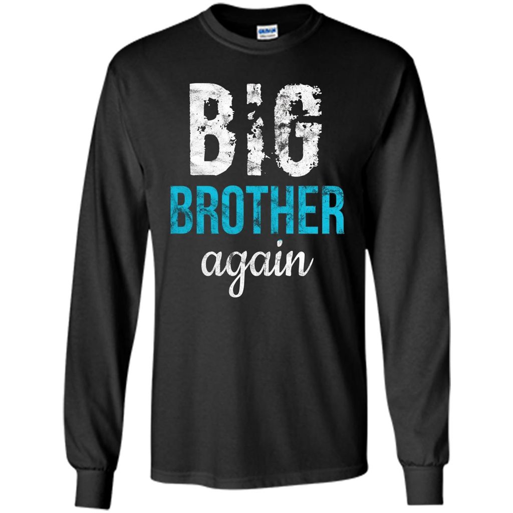 Big Brother Again Distressed T-shirt Black