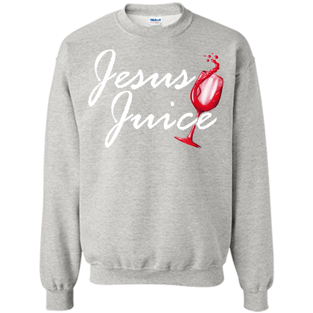 Wine T-shirt Jesus Juice Ash