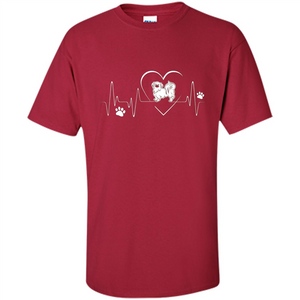 Pekehund T-shirt Pekehund Heart Beat T-shirt