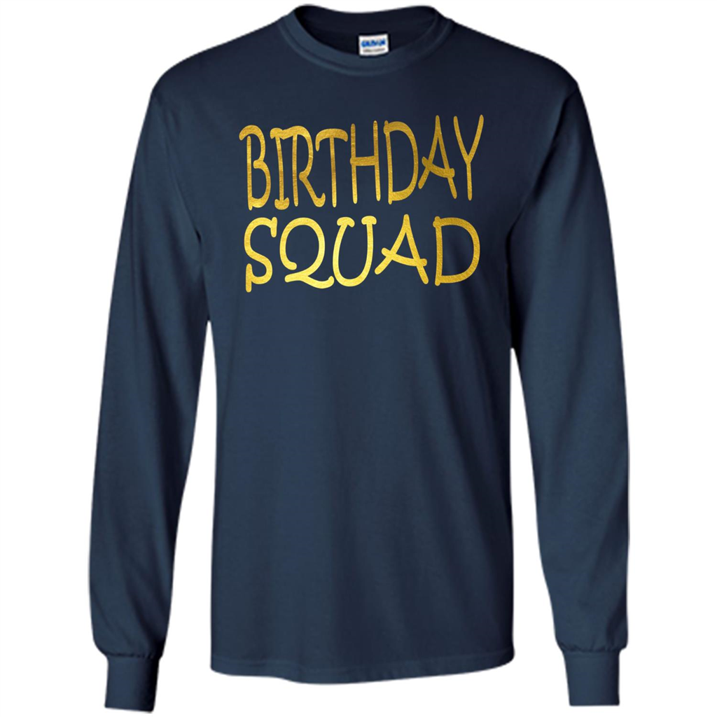 Birthday Squad T-shirt Navy