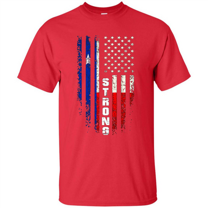 Texas Strong T-shirt Hurricane Harvey 2017 T-shirt Red