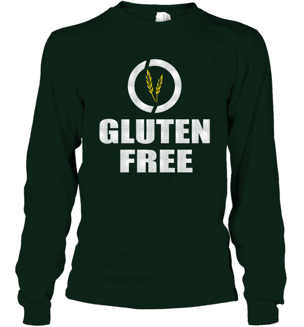 Gluten Free Shirt Long Sleeve T-Shirt Long Sleeve T-Shirt Forest Green