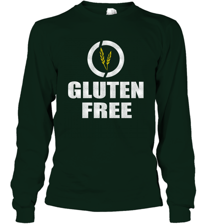 Gluten Free Shirt Long Sleeve T-Shirt Long Sleeve T-Shirt Forest Green