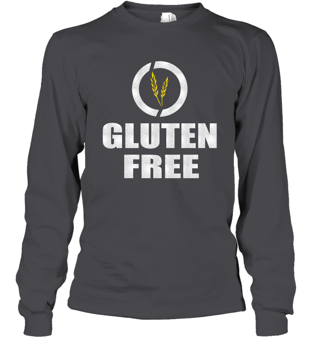 Gluten Free Shirt Long Sleeve T-Shirt Long Sleeve T-Shirt Dark Heather