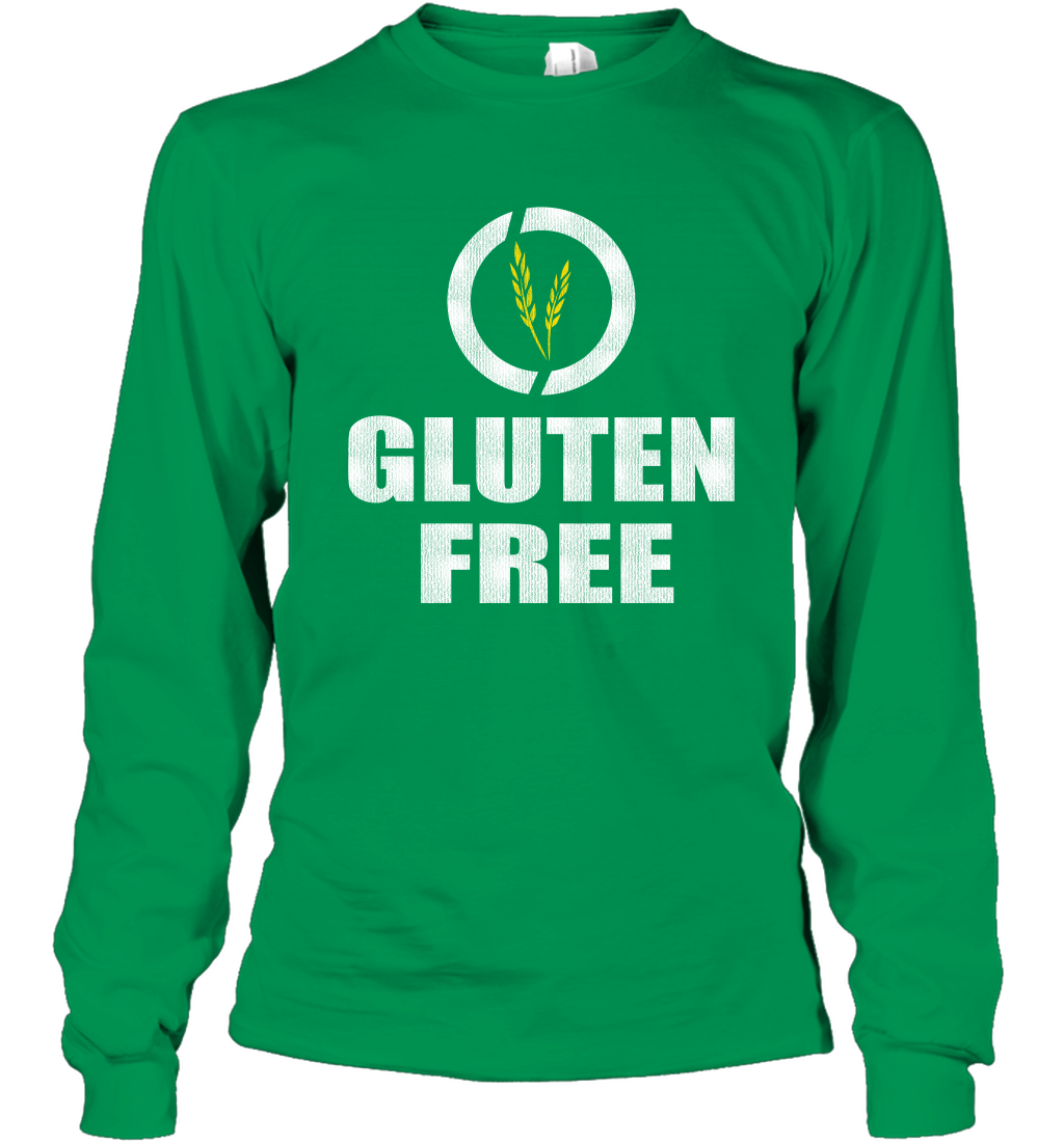 Gluten Free Shirt Long Sleeve T-Shirt Long Sleeve T-Shirt Irish Green
