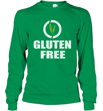 Gluten Free Shirt Long Sleeve T-Shirt Long Sleeve T-Shirt Irish Green