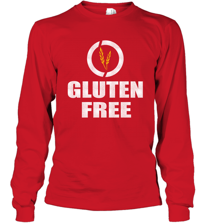 Gluten Free Shirt Long Sleeve T-Shirt Long Sleeve T-Shirt Red