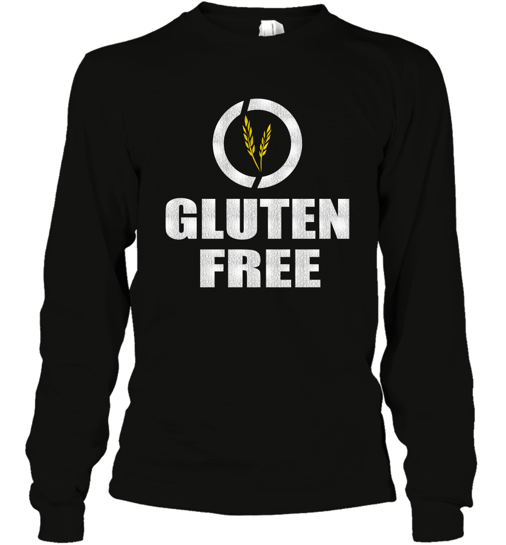 Gluten Free Shirt Long Sleeve T-Shirt Long Sleeve T-Shirt Black