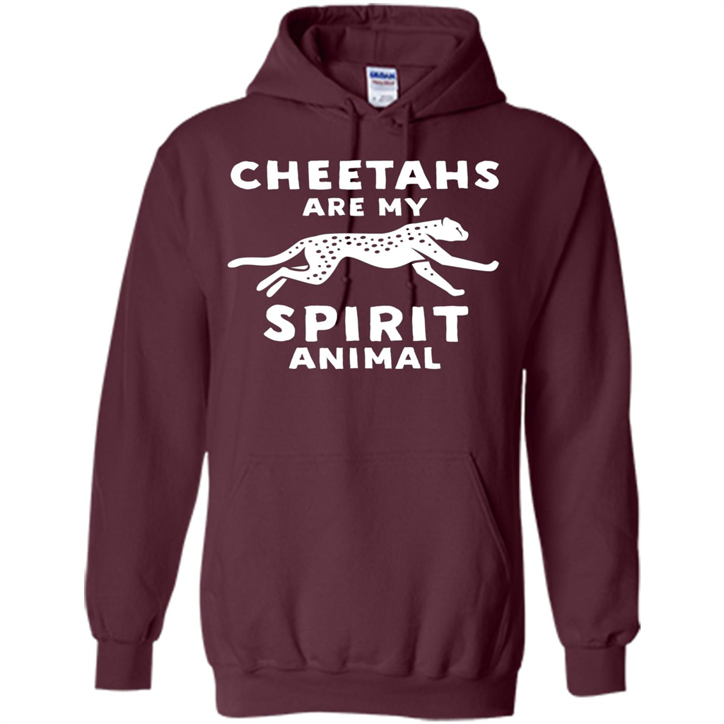 Cheetahs Are My Spirit Animal T-shirt Maroon