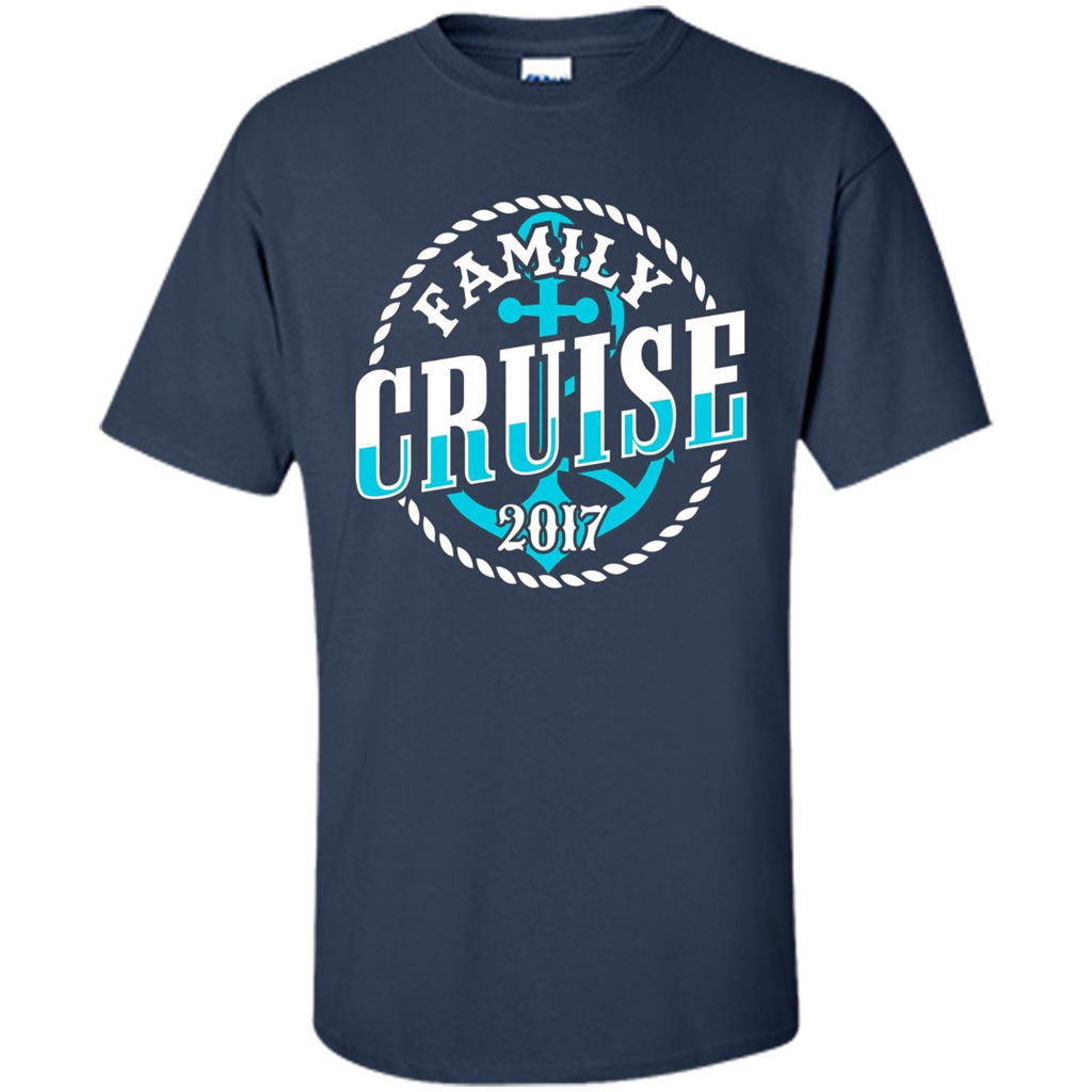 Family Cruise 2017 T-shirt Summer Vacation T-shirt Navy