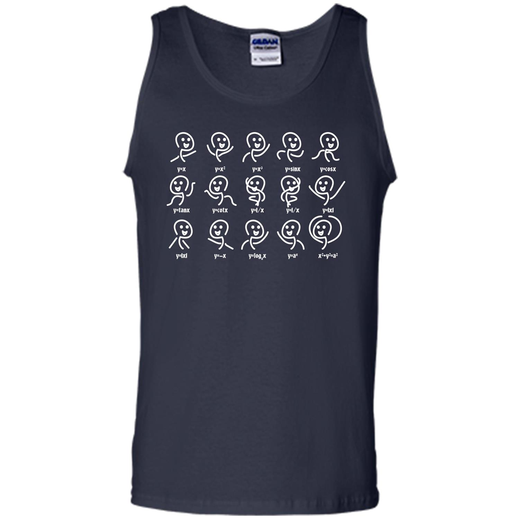 Math Lover T-shirt Algebra Dance Funny Graph Figures Math Equation Navy
