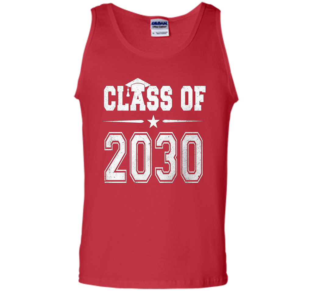 Kindergarten T-shirt Class Of 2030 Kindergarten Style T-shirt Red