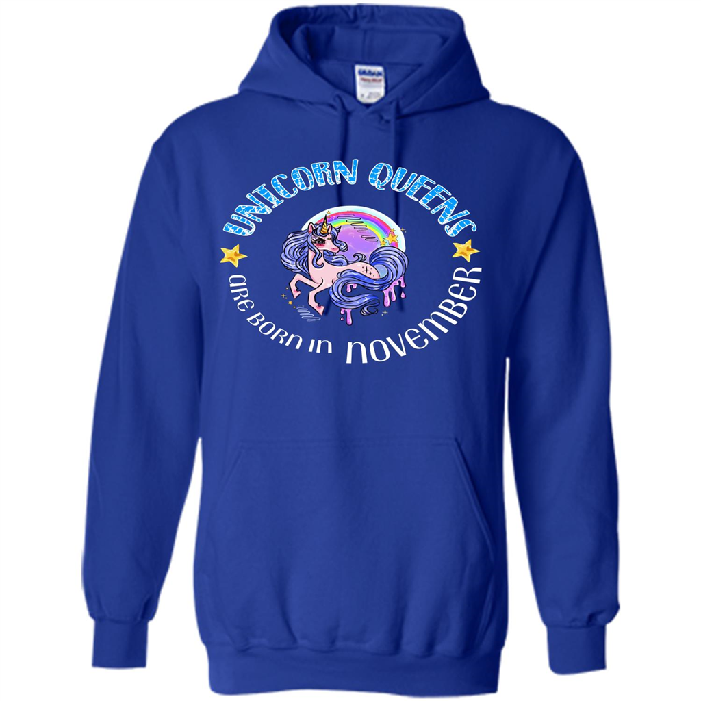 November Unicorn T-shirt Unicorn Queens Are Born November Royal