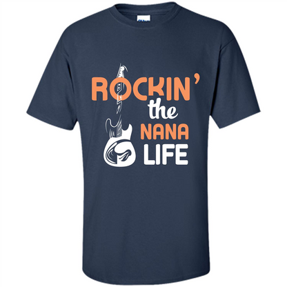 Nana T-shirt Rockin’ The Nana Life Navy
