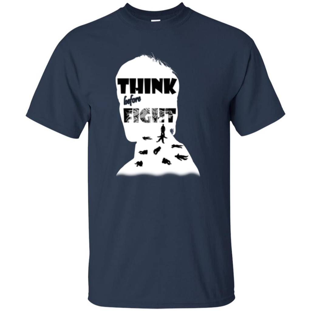 Think Before Fight T-shirt Navy