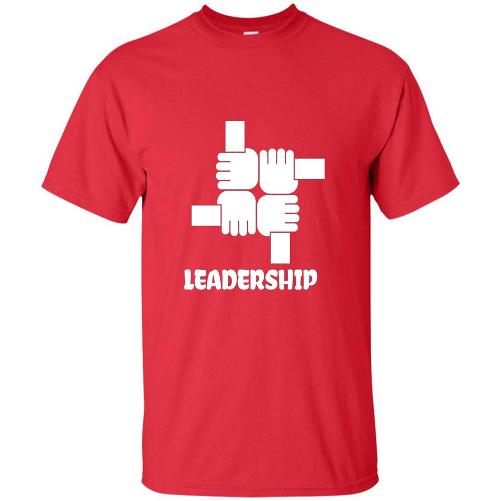 Leadership T-shirt Leadership And Management T-shirt Red