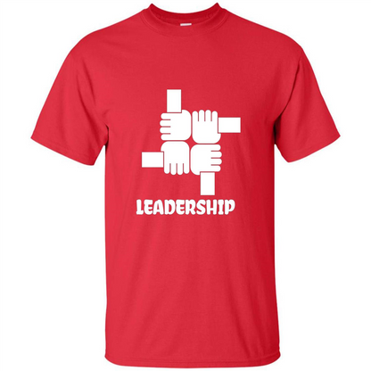 Leadership T-shirt Leadership And Management T-shirt Red