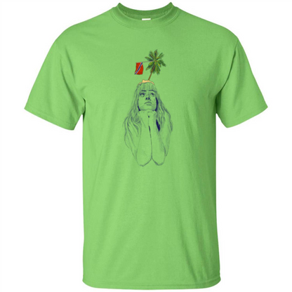 Islander T-shirt Island Girls T-shirt Lime