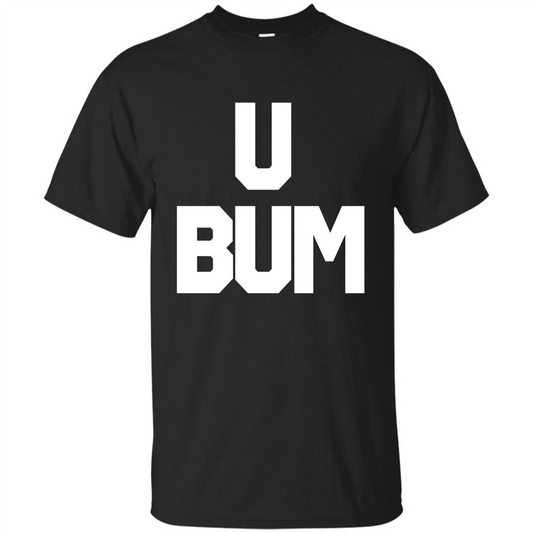 U Bum T-shirt Anti President Black