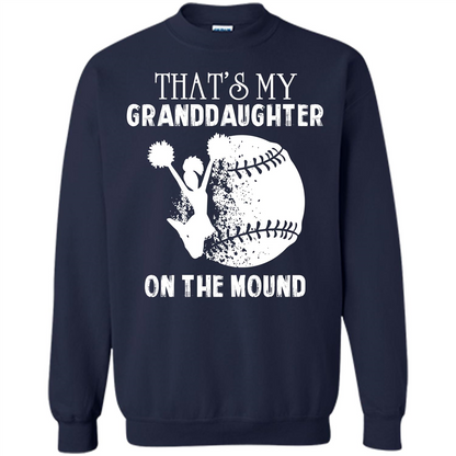 Baseball T-shirt That’s My Granddaughter On The Mound Navy