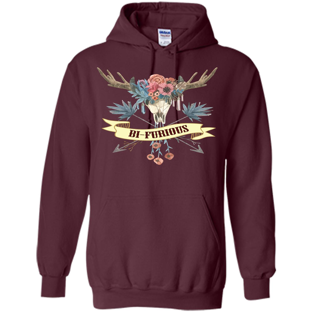 Be Furious T-shirt Maroon